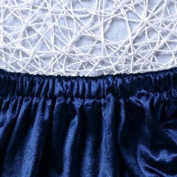 Girls Off Shoulder Crushed Velvet Crop Top and Sunflower Pants - Picture 7 of 9